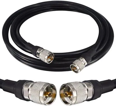 Zdjęcie produktu dla Kabel koncentryczny CB o długości 5 metrów z adapterem PL259 do anteny radiowej