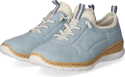 Produktbild von Rieker Slip-On Sneaker Damen Sneaker Textil & Synthetik Blau Größe: 36