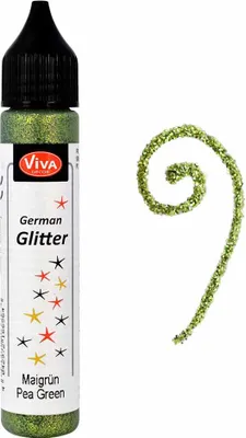Immagine prodotto di Glitter tedesco 28ml -Verde maggio-