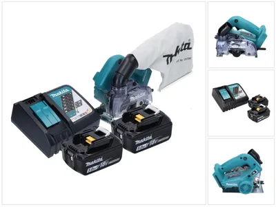 Immagine prodotto di Sega circolare diamantata a batteria Makita DCC 500 RT 18 V - 125 mm - Brushless + 2x batterie 5,0 Ah + caricabatterie