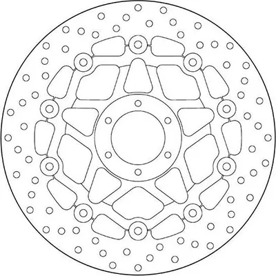 Produktbild von BREMBO Serie Oro Bremsscheibe 296mm 78B408A3