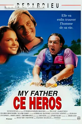 Zdjęcie produktu dla Mój ojciec, ten bohater – 1993 – Gérard Depardieu – 116 x 158 cm – Oryginalny plakat filmowy