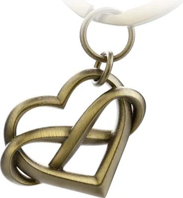 Produktbild von FABACH Herz Schlüsselanhänger mit Unendlichkeitszeichen Infinite Love Unendlichkeit Anhänger mit Herz für Freundin, Freund, Paare - Partner Glücksbringer - Ich Liebe Dich für Immer