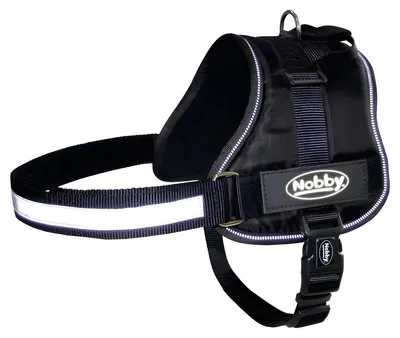 Produktbild von Nobby Geschirr Seguro schwarz, Bauchumfang: 60-75 cm