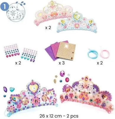 Produktbild von Djeco Nymphea DIY Bastelset für kreative Gestaltung, in 12 cm breiter Box