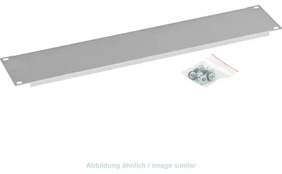 Produktbild von Triton 19" 1HE Blindplatte, lichtgrau