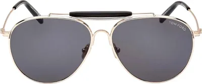 Immagine prodotto di Tom Ford - Occhiali da sole "Raphael" da uomo SY391 (Taglia unica) (Oro rosa lucido)