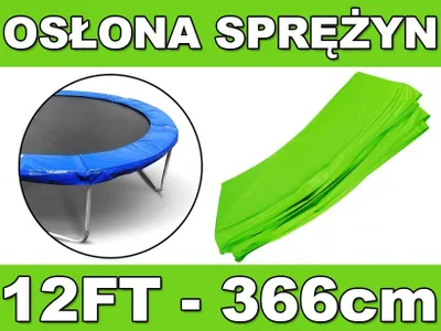 Produktbild von SkyRamiz Federschutzkragen Grün für 366cm/12FT Gartentrampolin