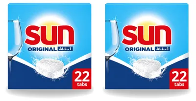 Produktbild von 2 x Sun All-in-1 Original Vaatwastabletten - Vorteilspackung - 2 Stücke