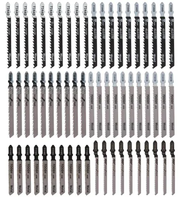 Produktbild von Sägeblatt für Stichsäge, 60 Stück, für Holz, Kunststoff und Metall