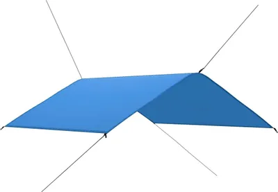 Obrázok produktu pre vidaXL Outdoor-Tarp 4x4 m Blau
