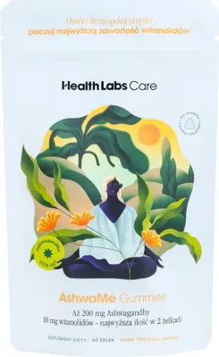 Immagine prodotto di AshwaMe Gummies ashwagandha in gelatina per sostenere la resistenza allo stress integratore alimentare 60pz