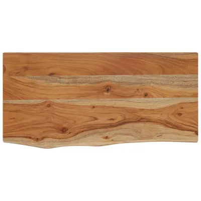 Produktbild von vidaXL Wandregal 40x20x2,5 cm Rechteckig Massivholz Akazie Baumkante