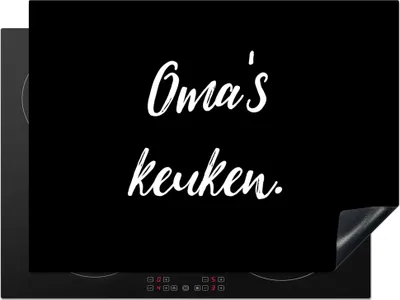 Produktbild von KitchenYeah© Herdabdeckplatte Kochen - Zitate - Großmutters Küche , 71x52cm, Küche Deko, Glaskeramikkochfeld Herdabdeckung, Abdeckplatte fùr Kochfeld