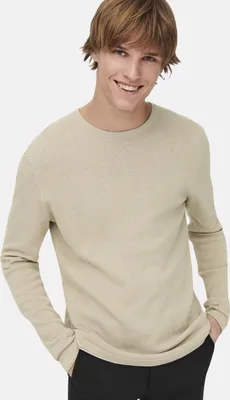Immagine prodotto di Maglia a maniche lunghe Only & Sons 22016980-SILVER da Uomo