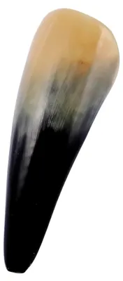 Produktbild von Dreieckige Guasha Schaberplatte aus natürlichem Horn 9-15cm für Massage und Muskelentspannung