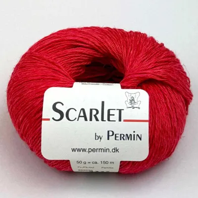 Produktbild von Scarlet by Permin – Nachhaltiges Sommergarn aus Leinen, Baumwolle & ECOVERO™ (50 gojibær)