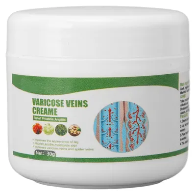 Image de 30 g de crème contre les varices, soulagement de la douleur, massage apaisant des jambes pour le traitement des varicosités