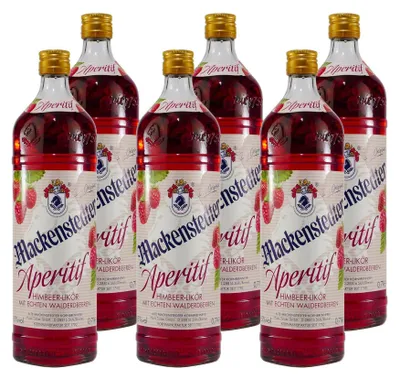 Produktbild von Mackenstedter Aperitif Himbeer-Likör (6 x 0,7L)