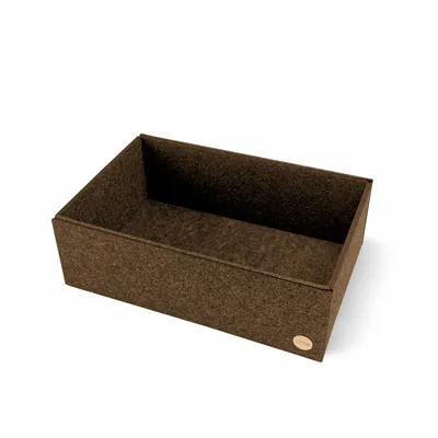 Produktbild von Aufbewahrungsbox CLEAN Filz 25 x 38 x 13 cm ohne Deckel in hellbraun meliert