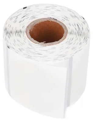 Obrázok produktu pre 1 Roll 400 Sheets Thermal Label 2 Inch Round Transparent Water Proof Thermal Sticker Label for Home Commercial Use