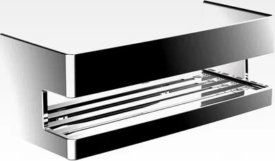 Produktbild von System 2 Wandkorb mit verdeckter Wandbefestigung, Chrom