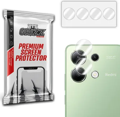 Imagen del producto de Protector de lente para cámara GrizzGlass HybridGlass, compatible con Xiaomi Redmi Note 13 4G