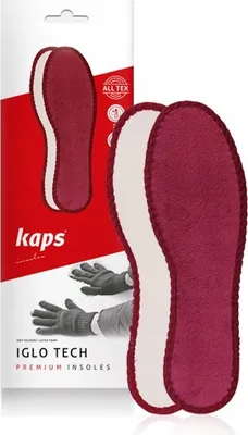 Produktbild von Velours wärmende Schuheinlagen Kaps Iglo Tech - Größe 40 EUR