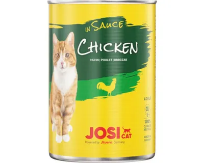 Produktbild von Katzenfutter nass Josera Josi Cat Chicken in Sauce 415 g