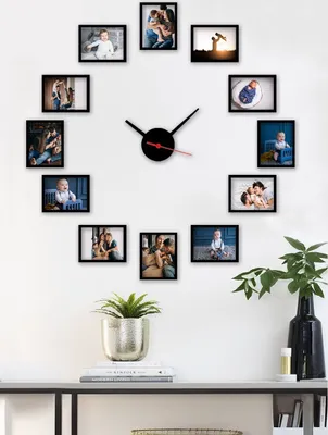 Zdjęcie produktu dla Opviq, SCS01, Dekoracyjny zegar ścienny, wielokolorowy, 100% MDF, 50 x 50 cm