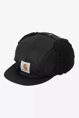 Produktbild von Carhartt WIP Oltera Ear Guard Cap Black/Black .