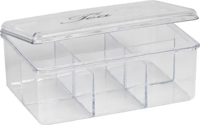 Produktbild von Teebox - Transparent - Kunststoff