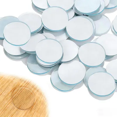 Produktbild von 100 Stück Schutzpuffer für Glasplatten, transparente Antirutsch-Pads für Tische und Werkbänke