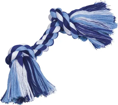Produktbild von Nobby Rope Toy, Spielseile bunt 270 g, 2 Knoten