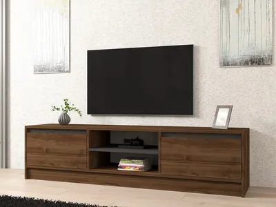 Produktbild von Skye Decor, Olça - Walnut, Anthracite, TV-Schränke, Nussbaum, 180 x 45 x 40 cm