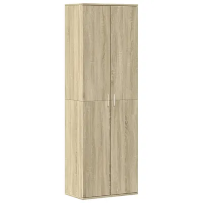 Image de vidaXL Highboard chêne Sonoma 60x35x180 cm Matériau dérivé du bois