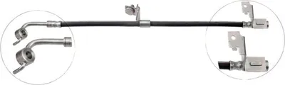 Productafbeelding van Remleiding 480 mm, binnendraad M10x1.0, banjo-aansluiting 10.0 mm, geschikt voor onder andere FORD ESCORT