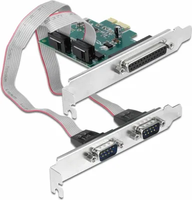 Produktbild von Delock PCI Express Karte zu 2 x Seriell RS-232 + 1 x Parallel IEEE1284
