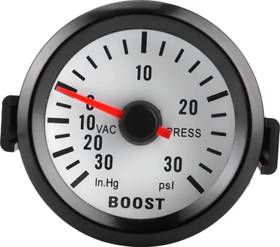 Obrázok produktu pre Univerzálny ukazovateľ tlaku vákua 0-30PSI 12V Modrý LED číselník 52 mm Dia pre motory automobilov