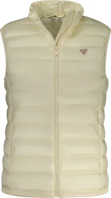Produktbild von Ärmellose Damenjacke Beige mit Taschen und Reißverschluss