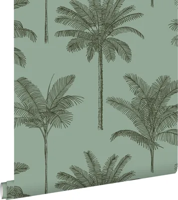 Obrázek produktu pro ESTAhome tapeta palmy šedozelená 53 cm x 10,05 m
