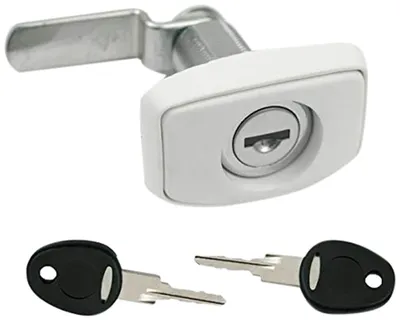 Productafbeelding van Klapslot voor Serviceklep Gaskast Caravan Camper - Wit