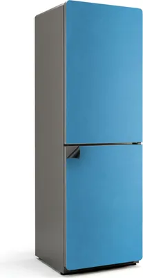 Produktbild von Farbe Blau – Magnetische Kühlschrank Abdeckung – Dekorfolie magnetisch Küche – Kühlschrank Magnet Deko – selbstklebende Magnettafel – Magnetfolie für Kühlschranktür – 60x180 cm