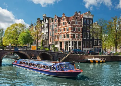 Produktbild von Grachtenfahrt in Amsterdam. Puzzle 1000 Teile