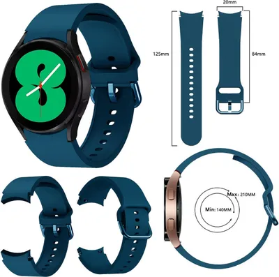 Produktbild von Für Samsung Galaxy Watch FE 6 5 4 Normal Pro Classic alle Größen Kunststoff Armband