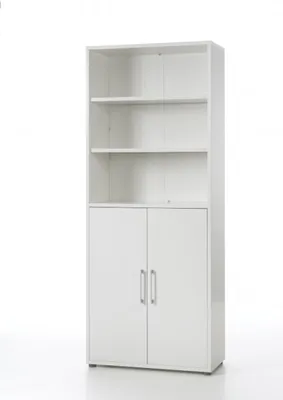 Obrázek produktu pro Bílá knihovna s dvířky Prima 80400/122