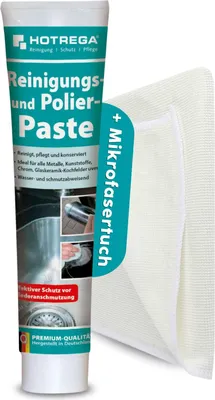Produktbild von HOTREGA Reinigungs- & Polierpaste 125 ml + Microfasertuch - High-Tech Politur