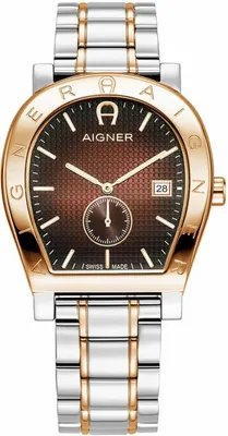 Produktbild von Aigner Daiano AGW.269008 braun silber roségold Edelstahl Herren Uhr NEU