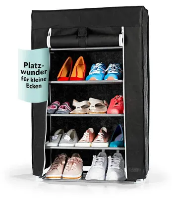 Produktbild von EASYmaxx Stoffschrank für Schuhe 60x30x90cm