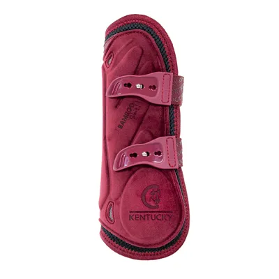 Produktbild von Kentucky Horsewear Gamaschen Bamboo Elastik Velvet Springgamaschen Bordeaux S